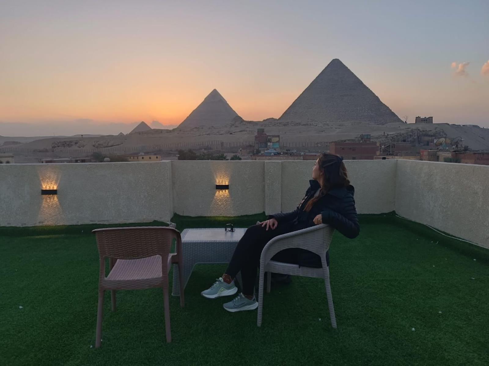 Best Four Pyramids View Kafret el-Gabal Buitenkant foto